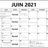 Programme de juin 2021