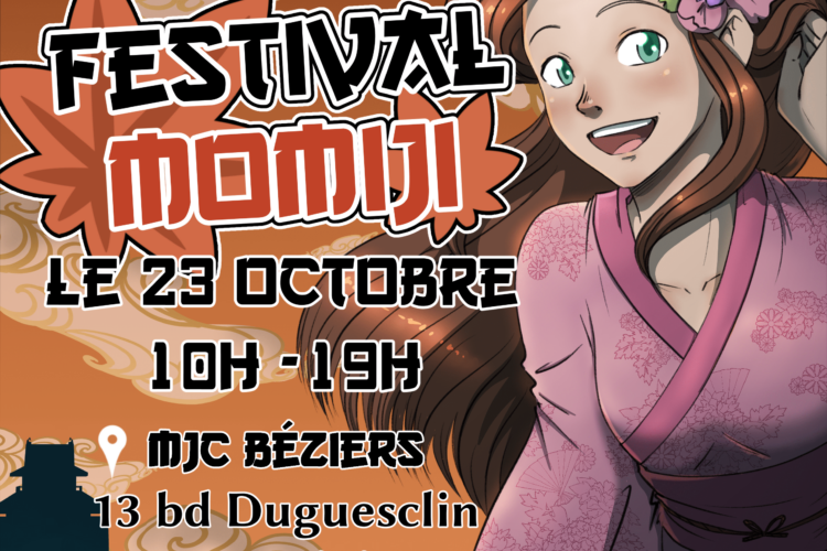Affiche Momiji, Festival, Convention
